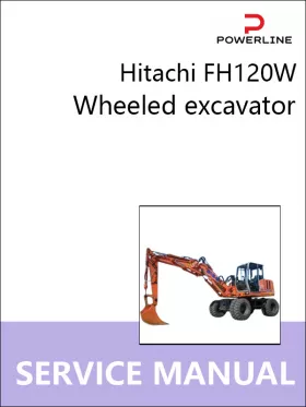 Книга по ремонту экскаватора Hitachi FH120W в формате PDF (на английском языке)