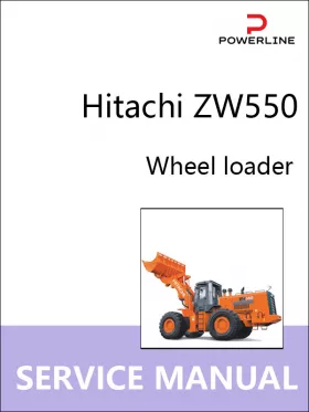 Книга по ремонту погрузчика Hitachi ZW550 в формате PDF (на английском языке)