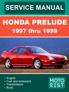 Книга по ремонту Honda Prelude с 1997 по 1999 год в формате PDF (на английском языке)