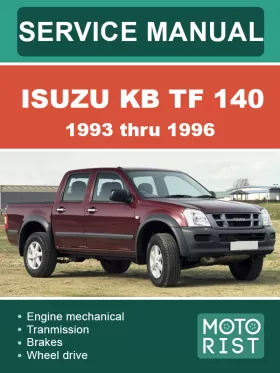 Книга по ремонту Isuzu KB TF 140 с 1993 по 1996 год в формате PDF (на английском языке)