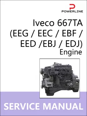 Книга по ремонту двигателей Iveco 667TA (EEG / EEC / E BF / EED /EBJ / EDJ) в формате PDF (на английском языке)