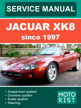 Книга по ремонту Jaguar XK8 с 1997 года в формате PDF (на английском языке)