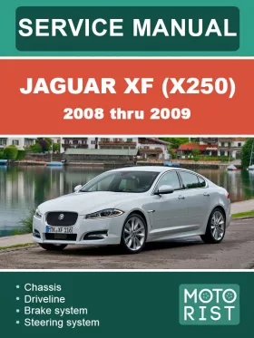 Книга по ремонту Jaguar XF (X250) с 2008 по 2009 год в формате PDF (на английском языке)