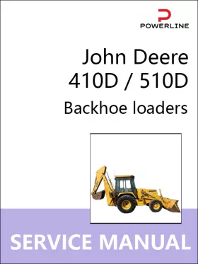 Книга по ремонту погрузчика John Deere 410D / 510D в формате PDF (на английском языке)