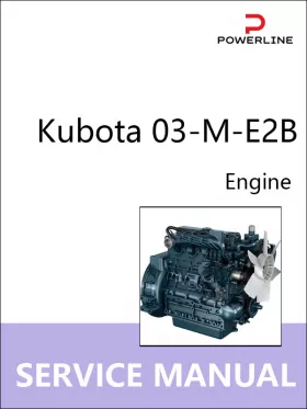 Книга по ремонту двигателя Kubota 03-M-E2B в формате PDF (на английском языке)