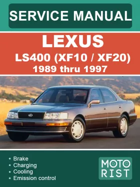 Книга по ремонту Lexus LS 400 (XF10 / XF20) с 1989 по 1997 год, в формате PDF (на английском языке)