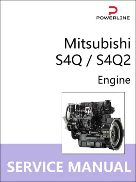 Книга по ремонту двигателя Mitsubishi S4Q / S4Q2 в формате PDF (на английском языке)