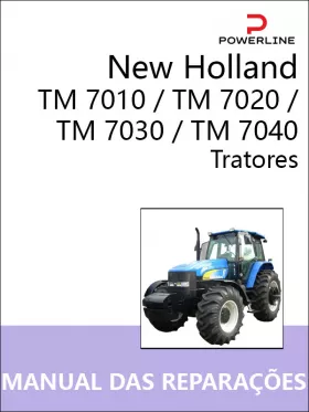 Книга по ремонту трактора New Holland TM 7010 / TM 7020 / TM 7030 / TM 7040 в формате PDF (на португальском языке)