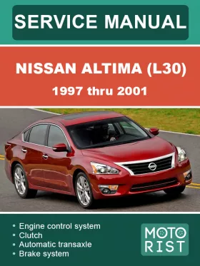 Книга по ремонту Nissan Altima (L30) с 1997 по 2001 год в формате PDF (на английском языке)