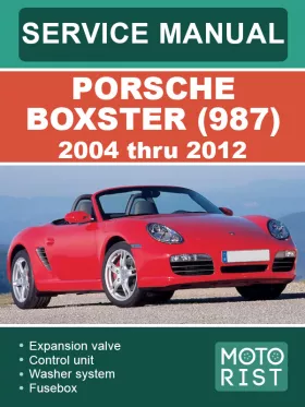 Книга по ремонту Porsche Boxster (987) с 2004 по 2012 год в формате PDF (на английском языке)