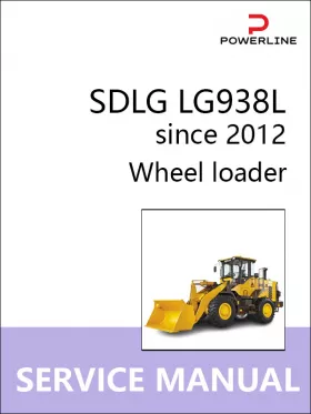 Книга по ремонту погрузчика SDLG LG938L c 2012 года в формате PDF (на английском языке)
