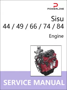 Книга по ремонту двигателей Sisu 44 / 49 / 66 / 74 / 84 в формате PDF (на английском языке)