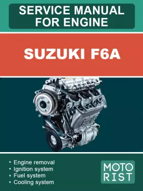 Книга по ремонту двигателя Suzuki F6A в формате PDF (на английском языке)