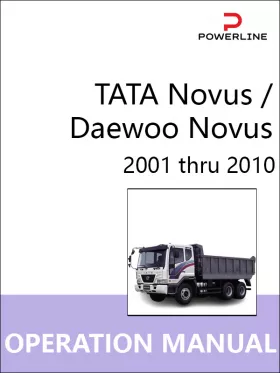 Книга по эксплуатации и техобслуживанию TATA Novus / Daewoo Novus с 2001 по 2010 год в формате PDF (на английском языке)
