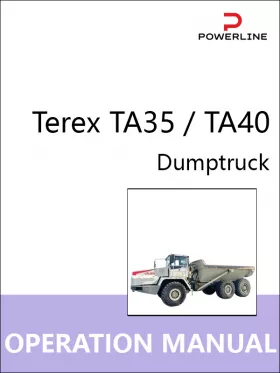 Книга по эксплуатации и техническому обслуживанию самосвала Terex TA35 / TA40 в формате PDF (на английском языке)