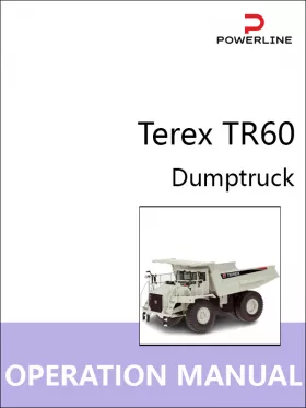 Книга по эксплуатации и техническому обслуживанию самосвала Terex TR60 в формате PDF (на английском языке)