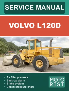 Книга по ремонту погрузчика Volvo L120D в формате PDF (на английском языке)