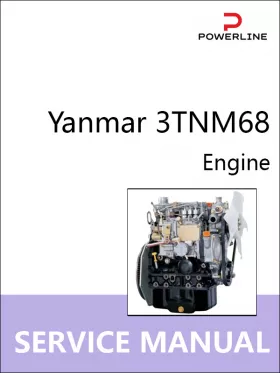 Книга по ремонту двигателей Yanmar 3TNM68 в формате PDF (на английском языке)
