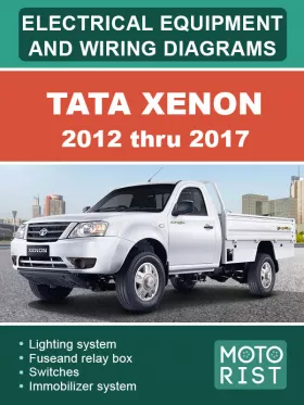 Электрооборудование и электросхемы Tata Xenon с 2012 по 2017 год в формате PDF (на английском языке)
